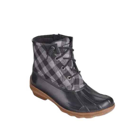 Sperry Shoes - SPERRY Syren Gulf Duck Boots black multi checkered size 9